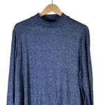 Lane Bryant  Ribbed Knit Long Sleeve Top Womens 18/20 Navy Heather Classic Core Photo 1