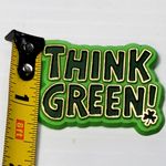 Hallmark Vintage  Think Green Clover Pin Holiday 1.25" Photo 3