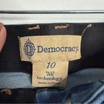 Democracy Ab Solution Straight Leg Jean Blue Size 10 Stretch Comfort Waist Photo 2