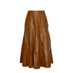 Anthropologie MAEVE x Mariska Faux Leather Midi Skirt, Brown, 8 (US) Photo 10