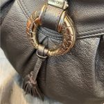 Jimmy Choo  Silver Shoulder Bag with Tassel Photo 1
