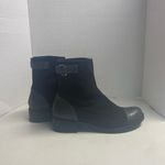 VERA GOMMA Leather Italian Boots Black Size EU 38, US Size 7.5‎ Made in Italy Photo 13
