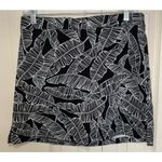 Rafaella Rafaela Comfort skort black and white botanical print small Photo 5