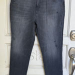 DL1961 Farrow Instaslim Ankle Whitney Distressed Gray Jeans Womens Size 32 Photo 0