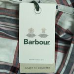 Barbour Bethwin Shirt Cloud Check Herringbone Plaid Button Front 6 New Photo 8
