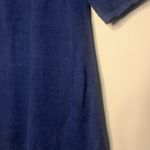 Eileen Fisher Organic Cotton Linen Knit Short Sleeve Open Cardigan XS Indigo Photo 11