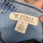 Guess  los Angeles denim fringe ankles jumpsuit size 2 Photo 5