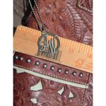 American West Tooled Leather Tote Bag Photo 4