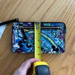 Vera Bradley NWT  Disney Mickey/Minnie Paisley Celebration Wristlet Front Zip Photo 7