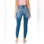 KanCan Semi Distressed Ankle Jeans Blue Size 26 Photo 1