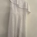 Lilly Pulitzer Elegant White Lace One-Shoulder Dress —  Photo 0