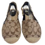 Coach  Rayanne Espadrille Sling Flat Brown/Tan Photo 13