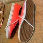 Vans  Women's Neon Orange Canvas Sneakers Photo 3