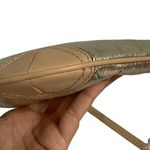 Coach y2k  Silver Metallic Tan Wristlet Mini Purse Photo 4