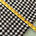 Vintage Plaza South Black & White Gingham Check Dress Size 16 Cottagecore Modest Photo 7