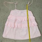 Edikted  Dorothia Tiered‎ Mini Dress Pink M Photo 7