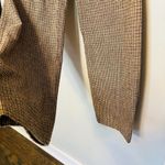Escada Plaid Brown Tan Checkered Tweed Style Straight Leg Pants size 38 Photo 6
