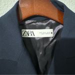 ZARA  Bloggers Fav Navy Blue Tailored Double Breasted Lapel Collar Blazer Zs S Photo 14