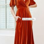 AW Bridesmaid dress Orange Size 18 Photo 0