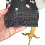 Victoria's Secret Victoria’s Secret Black Dandelion Print Floral Button Down Pajama Top Photo 2