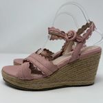 Ted Baker London Taymie Espadrille Wedge Sandals Women's 40 US 9.5 Pink NWOB Photo 9