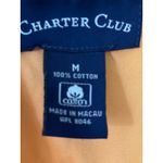 Charter Club  Womens Orange Cotton Denim Jean Jacket Size M Photo 1