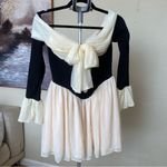 House Of CB ‎ 'Alana' Black & Cream Off Shoulder Dress NWOT size S Photo 8