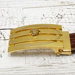 Avanti Medusa Buckle Brown Croc Leather Belt 38-45 Photo 10