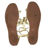 Tory Burch  Lowell Flat Gladiator Sandal in Gold Size 9.5 Photo 8
