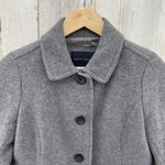 Banana Republic  Peacoat‎ Womens Small Gray Wool Blend Pockets Lined Photo 1