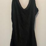 Chic Black Mini Dress with Spaghetti Straps Size L Photo 0