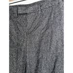 United Colors Of Benetton Wool Silk Gray Herringbone Wide Leg Pants Size 4 Photo 1