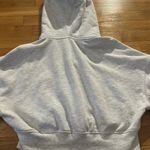 Garage  Heather Grey Cropped Zip Up Photo 1
