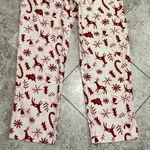 Hanna Andersson Christmas Nordic Flannel PJ Pajama Pants Red Cream XS Photo 10