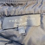 Rag and Bone Kendal Wool Cashmere Blend Pleated Skirt Leather Waist Trim Size 0🧡 Photo 8