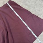 MM.LaFleur  Women’s Jardigan Knit Skirt Pull On Bordeaux Viscose Blend Size +2 Photo 11