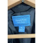 Vera Wang Simply Vera  Black Women's Blazer - Size XL‎ Photo 4