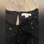 LC Lauren Conrad Sparkly Sequin Black Tank Top Photo 2