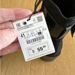 ZARA  - Buckle Strap Ankle Boots in Black Photo 5