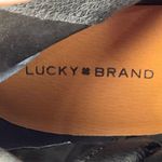 Lucky Brand  Black Riding Boots Scoty Round Toe Stacked Heel Leather Sz 9.5 M Photo 13