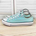Converse  Chuck Taylor All Stars Low Top Ace Up Sneakers Aqua Teal 7 Men 9 Women Photo 2