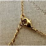 Nordstrom rhinestone E monogram pendant necklace Photo 7