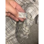 Garnet Hill garnet‎ hill Neutral Paid Button Up blouse size 12 organic pima cotton Photo 5