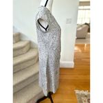 Athleta  White & Black Paisley Print Short Sleeve Active Dress Photo 1