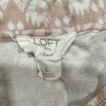 Loft  Outlet Lounge Pink White Geo Print Blouson Casual Sleeveless Romper Size L Photo 3