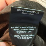 Driftwood  Olive Green Faux Suede Moto Asymmetrical Zip Embroidered Jacket Photo 4