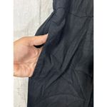 A New Day  Romper 2X Black Faux Wrap NEW Linen Blend Shorts Jumper Photo 4