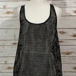 Urban Outfitters UO Staring at Stars Sheer Button Back Tank - Black - Medium Photo 8