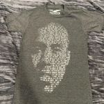 Nas Gray Graphic T Photo 0