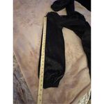 Missguided Misguided Satin Tie Front Wide Leg Jumpsuit Black Size 10 Photo 9